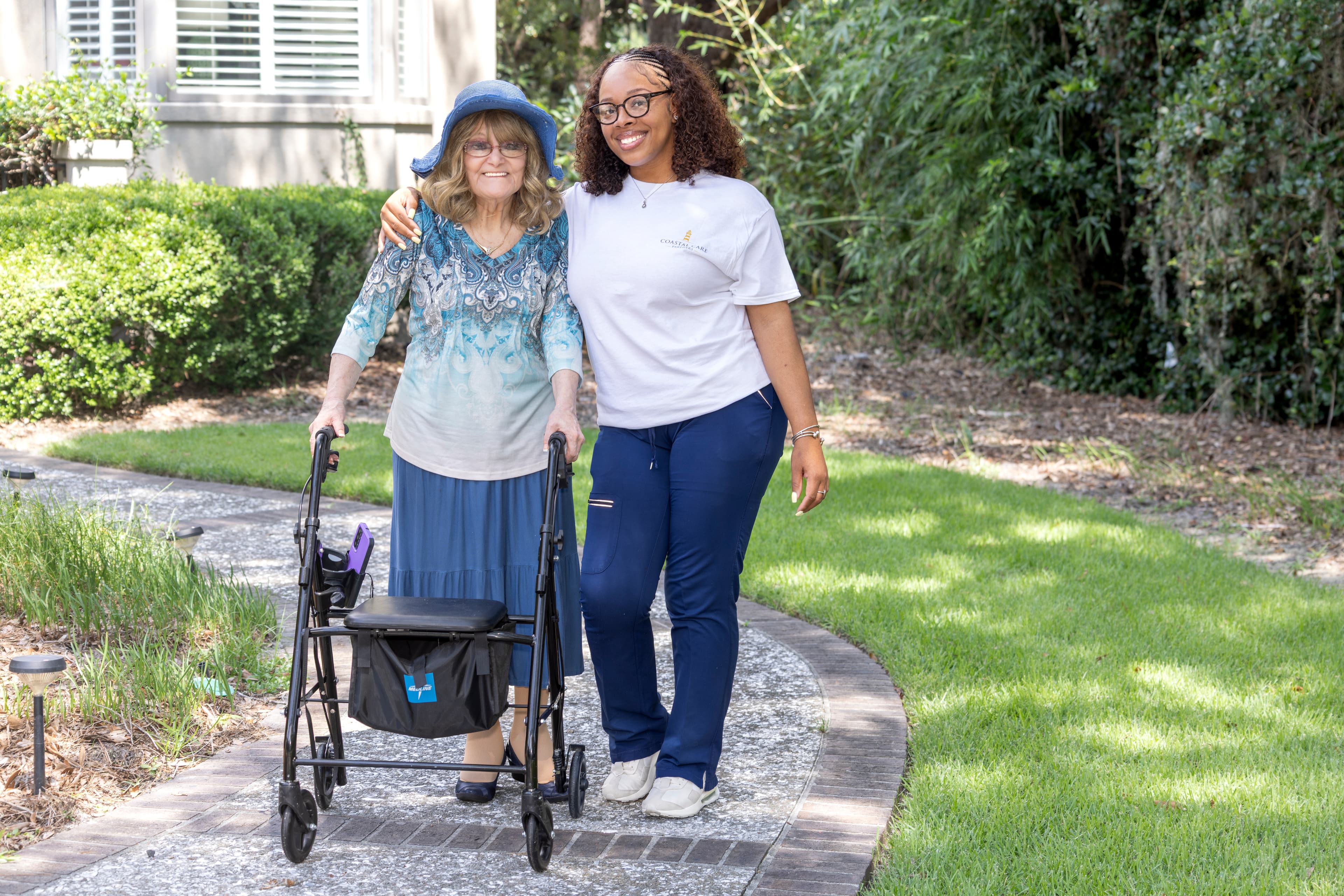 Safe mobility assistance outdoors